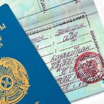 What does a temporary residence permit give to citizens of Kazakhstan?