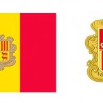 Flag and coat of arms of Andorra