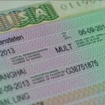 Where is the Schengen visa number indicated?